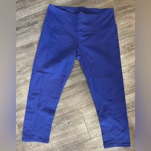 PRANA Cropped Capri Leggings Yoga pants purple women’s SZ Large